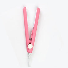 Load image into Gallery viewer, 2019 New Mini Hair Straightener Flat Iron Curling Hair Beard Straightener Comb Hair Crimper Curling Iron Hair Straightener Brush