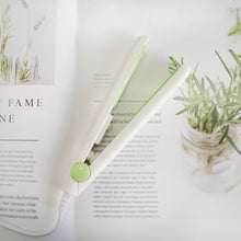 Load image into Gallery viewer, 2019 New Mini Hair Straightener Flat Iron Curling Hair Beard Straightener Comb Hair Crimper Curling Iron Hair Straightener Brush