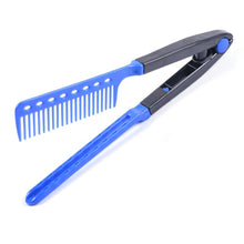 Load image into Gallery viewer, 2019 New Mini Hair Straightener Flat Iron Curling Hair Beard Straightener Comb Hair Crimper Curling Iron Hair Straightener Brush