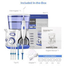 Load image into Gallery viewer, Waterpulse V300G Oral Irrigator 5pcs Tips Dental Water Flosser Water Floss 800ml Oral Hygiene Dental Flosser Water Flossing V300