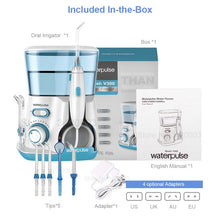 Load image into Gallery viewer, Waterpulse V300G Oral Irrigator 5pcs Tips Dental Water Flosser Water Floss 800ml Oral Hygiene Dental Flosser Water Flossing V300