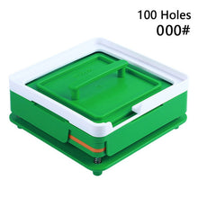Load image into Gallery viewer, YTK 100 Holes Manual Capsule Filling Machine Manual Encapsulator Capsule Filling Board #000 #00 #0
